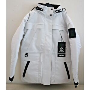 Ski-Doo 4560430401 Women's Sz S White Typha x KANUK Snowmobile Jacket